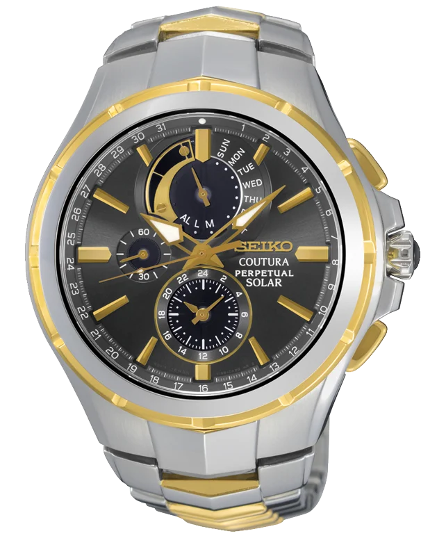 Seiko - Coutura Solar Chronograph Perpetual - SSC376P-9 - 759777