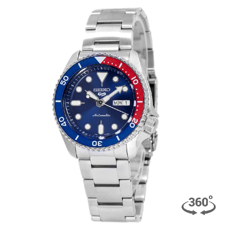 Seiko Men's SRPD53K1 5 Sports Blue Dial Watch