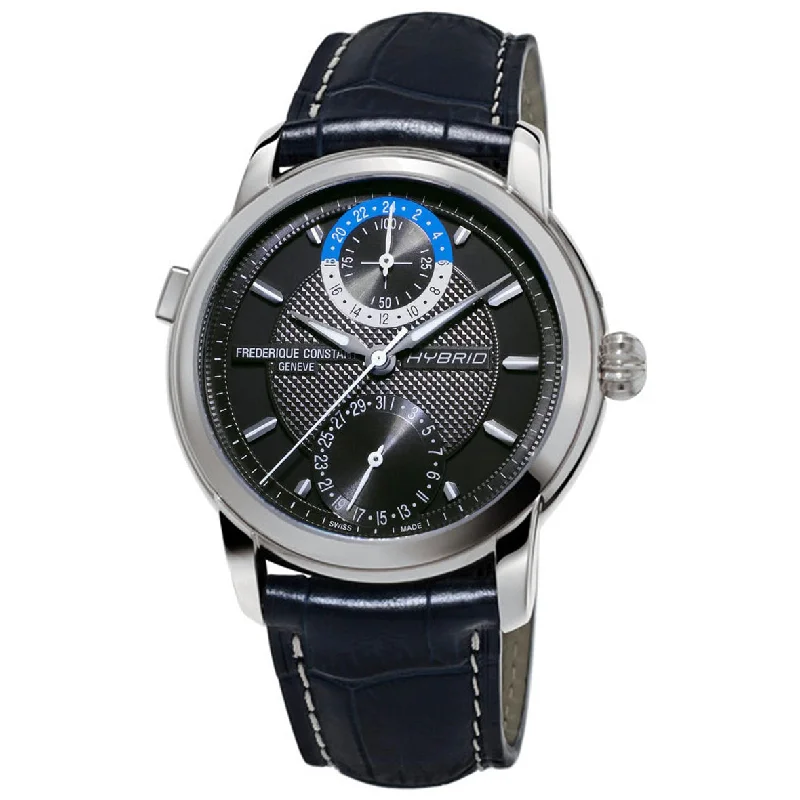 Frederique Constant Watch Men's Hybrid Manufacture Navy FC-750DG4H6