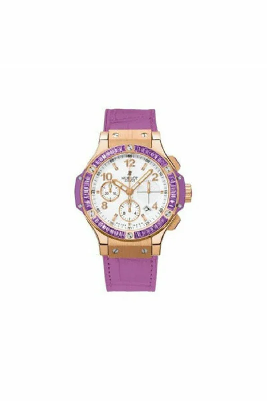 hublot big bang tutti frutti purple 18kt rose gold 41mm ladies watch