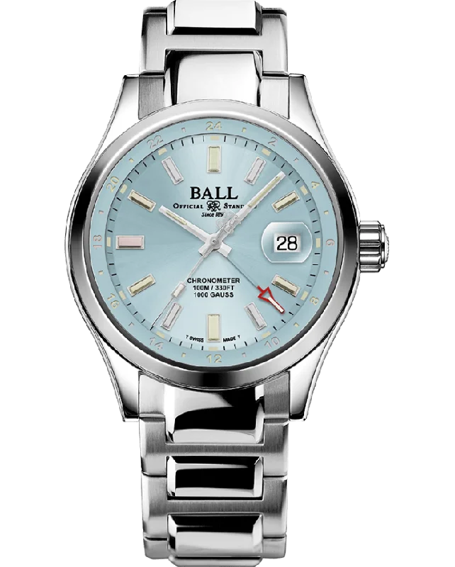 Ball Men's Watch Engineer III Endurance 1917 GMT Ice Blue GM9100C-S2C-IBE