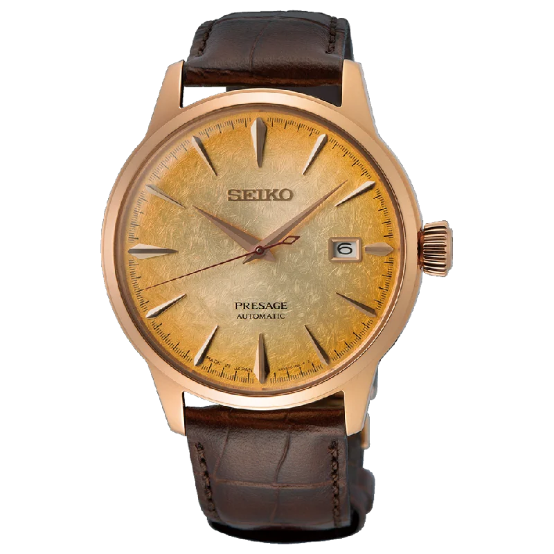 Seiko Presage Cocktail Irori Moments LARK’s Tasmanian Peated Whisky Limited Edition SRPK50J