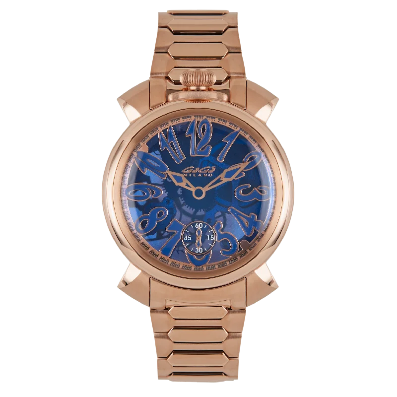 GaGà Milano Watch Manuale Forty-Four 44mm Skeleton Rose Gold