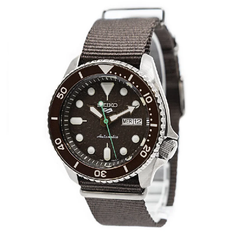 Seiko Men's SRPD85K1 Sports Brown Dial Watch