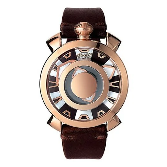 Gagà Milano Men's Automatic Watch Manuale Mysterious 48mm Rose Gold 9091.01