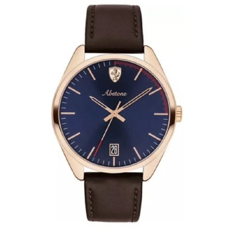 Scuderia Ferrari Watch Abetone Rose Gold Blue FE-083-0500