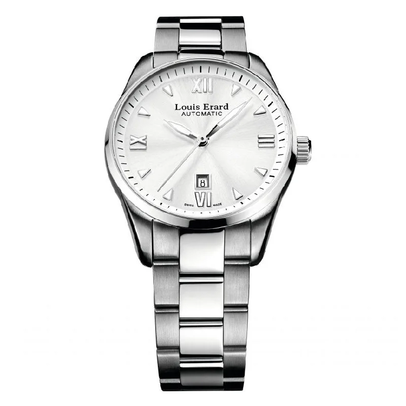 Louis Erard Watch Ladies Heritage Sport Silver 20100AA01.BMA17