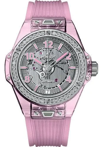 Hublot Big Bang One Click Pink Sapphire Diamonds Limited Edition of 200 Watch-465.JP.4802.RT.1204