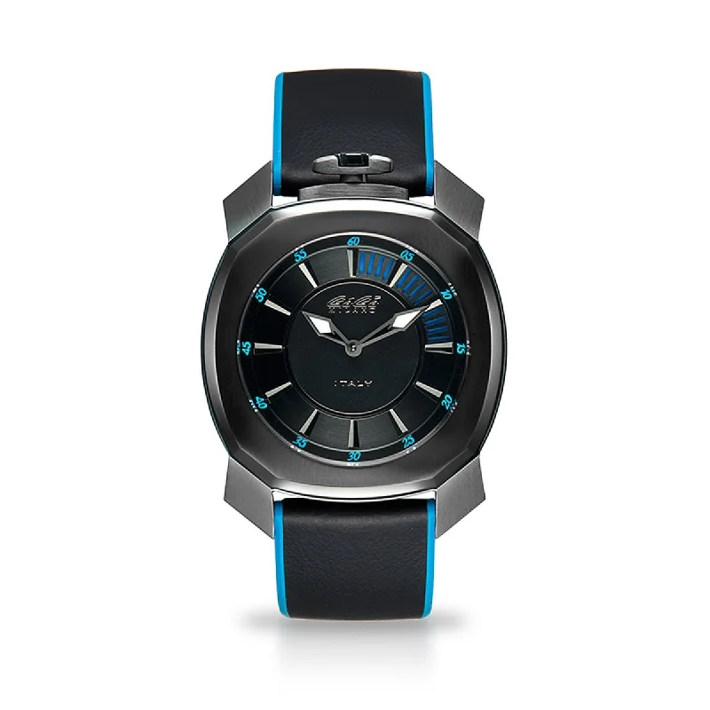 Gaga Milano Watch Frame_One Black PVD 7052.02