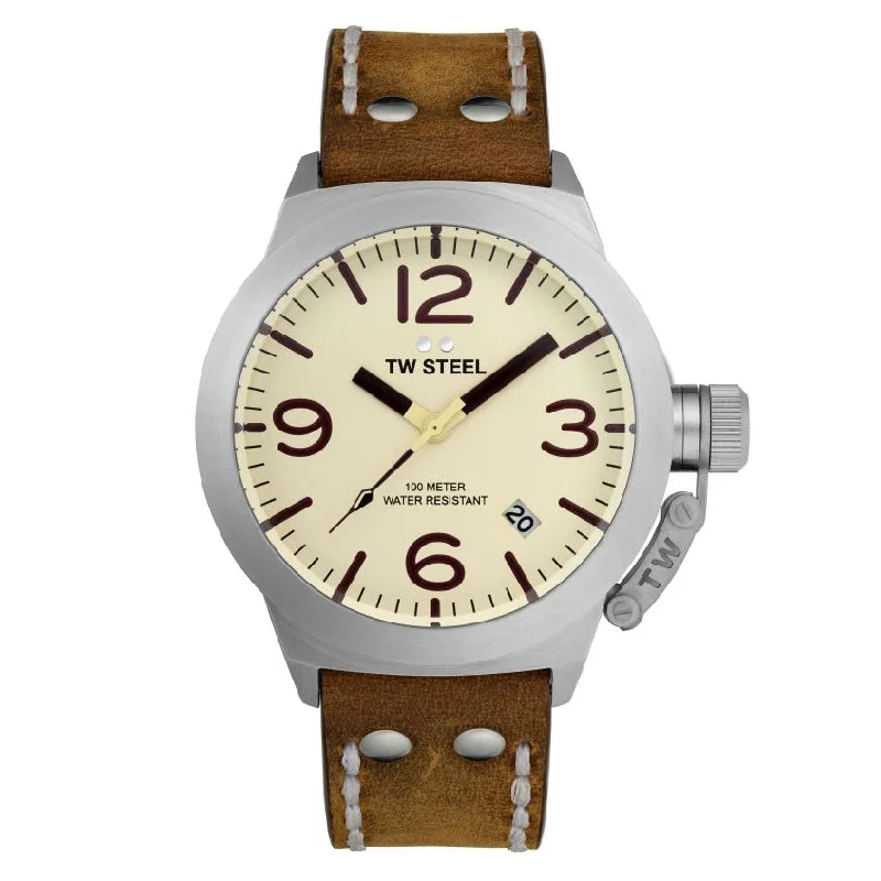 TW Steel Watch Canteen Cream CS100