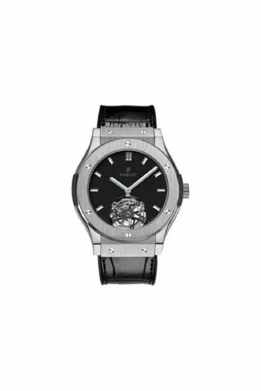 hublot classic fusion tourbillon titanium 45mm men's watch