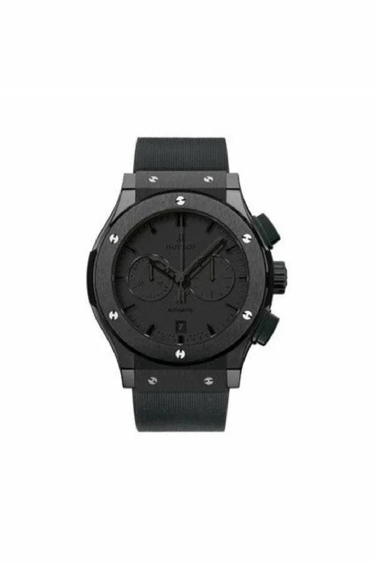 hublot classic fusion 42mm black rubber men's watch