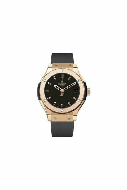 hublot classic fusion king 33mm 18kt gold ladies watch