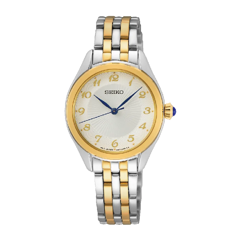 Seiko Ladies Daywear Two Tone Watch SUR380P