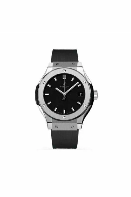 hublot classic fusion 33mm titanium ladies watch