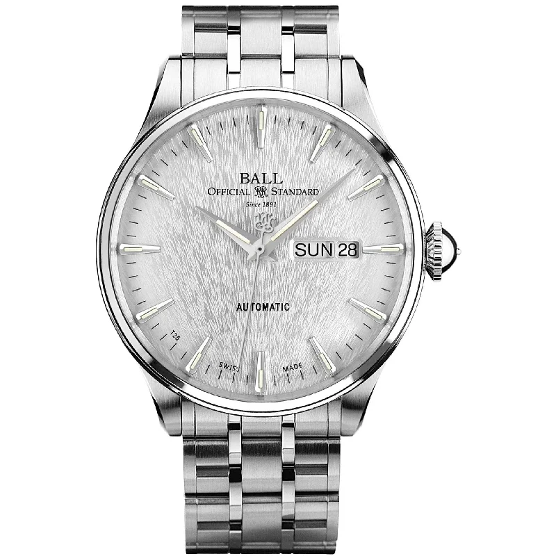 Ball Trainmaster Eternity Men's Silver Watch NM2080D-S1J-SL