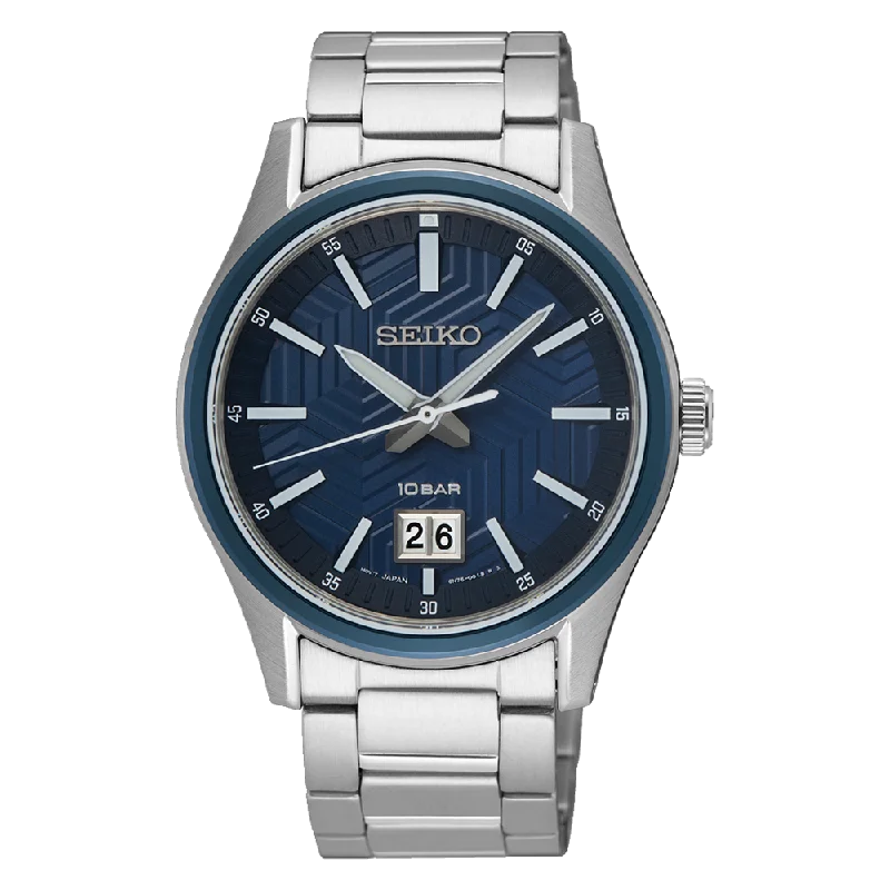 Seiko Daywear Blue Dial Men's Watch SUR559