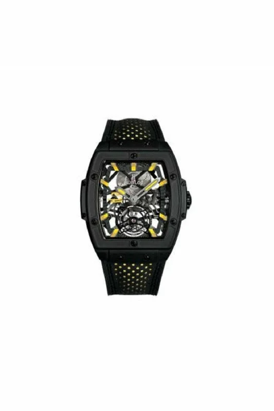 hublot masterpiece limited edition of 41 pcs pvd coated titanium men's watch