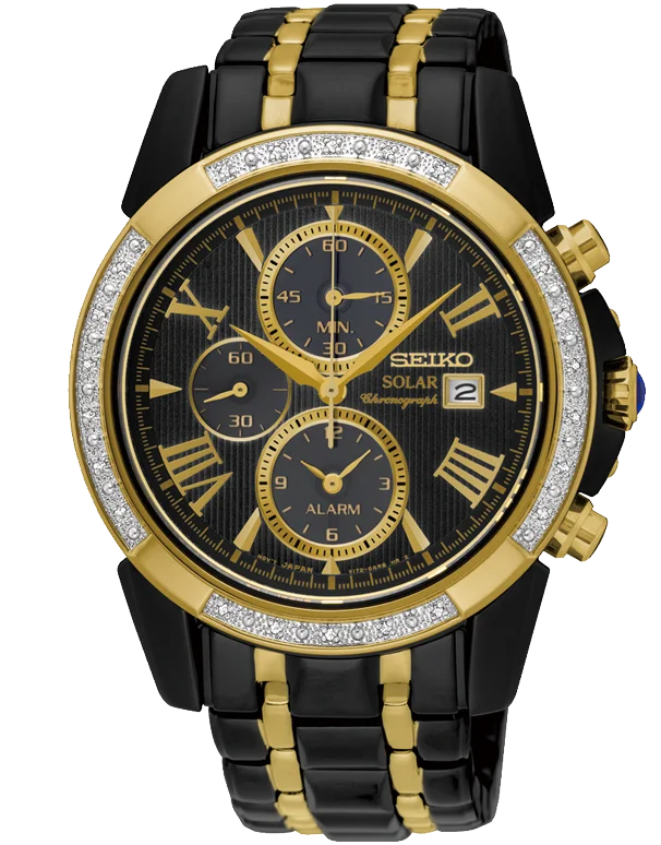 Seiko - Le Grand Sport Solar Alarm Chronograph - SSC514P - 763192