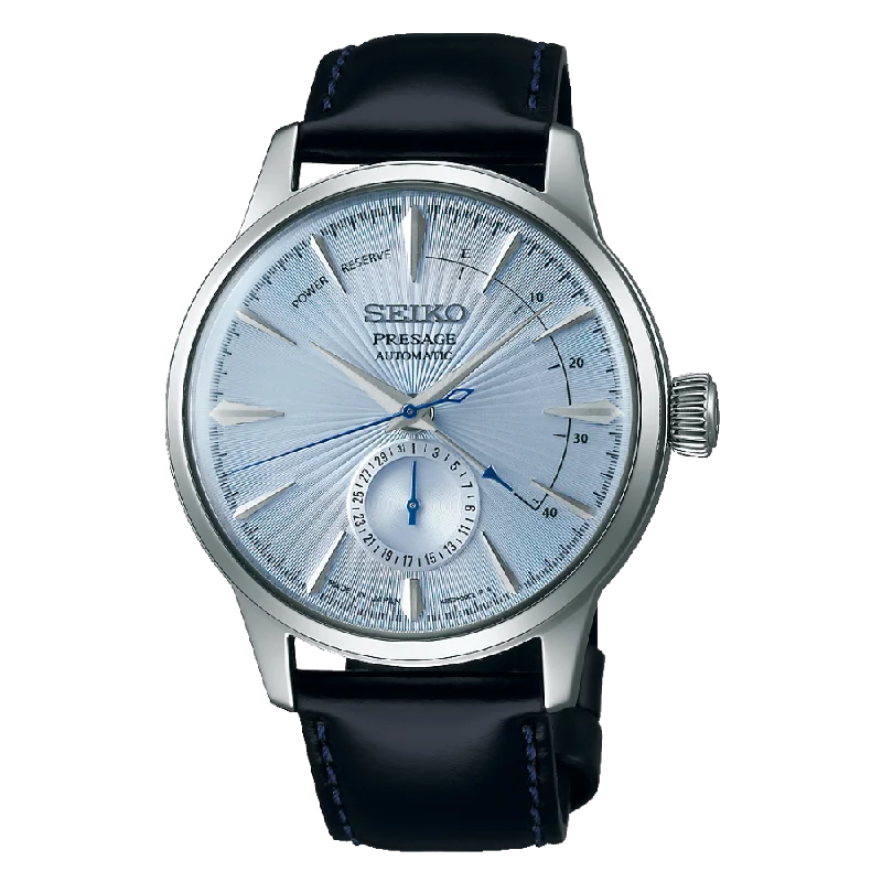 SEIKO PRESAGE Ice Blue Cocktail "Sky Diving" Men's Watch| SSA343J1