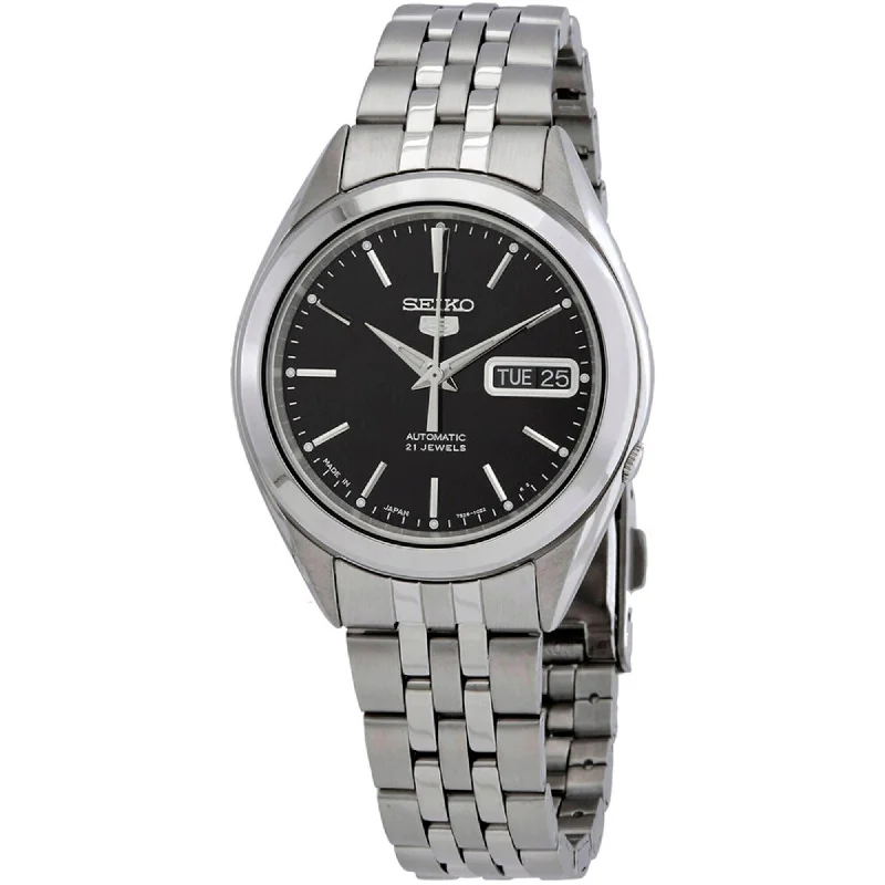 Seiko Men's Watch - Series 5 Automatic Silver Stainless Steel Bracelet | SNKL23J1