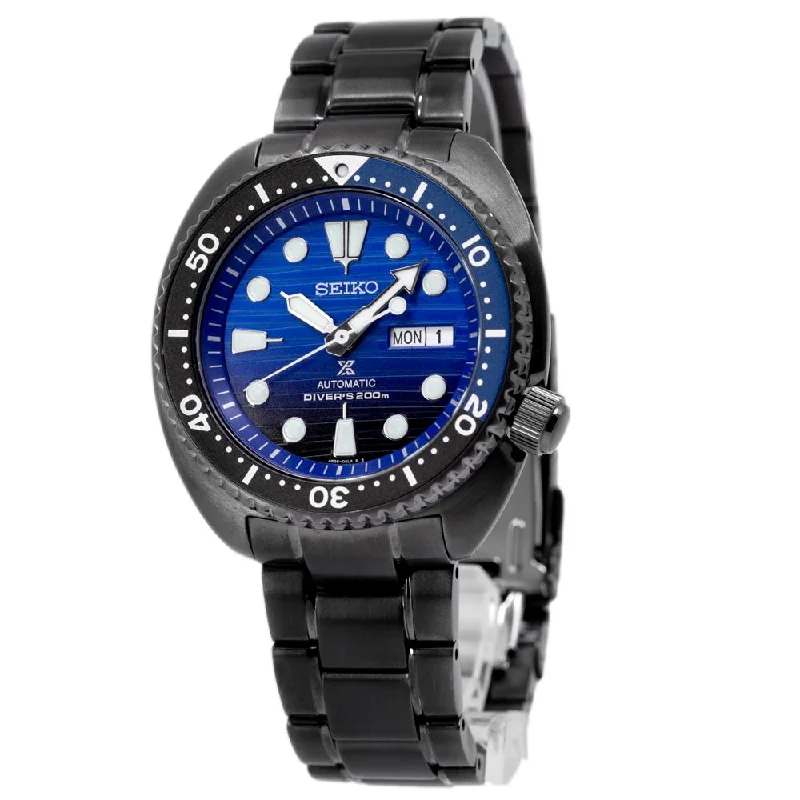 Seiko Men's SRPD11K1 Prospex Save The Ocean Black Auto Watch