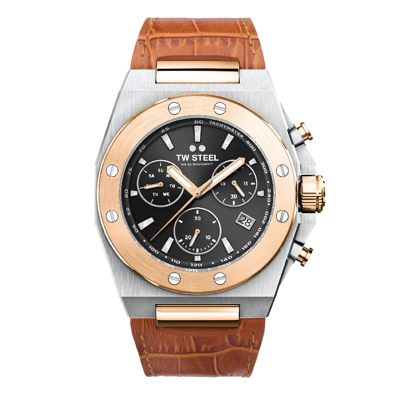 TW Steel Watch CEO Tech RG Steel Rose Gold CE4087