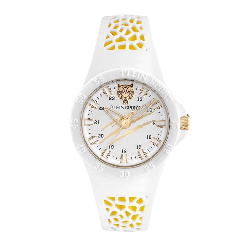 Plein Sport Thunderstorm  Unisex White Watch PSBBA0323