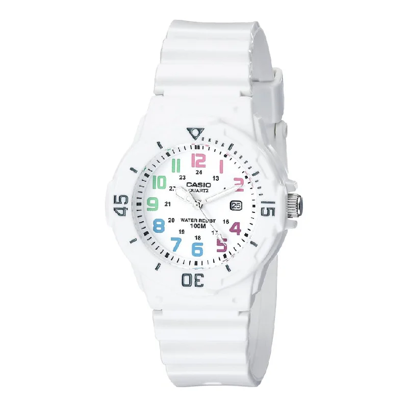 Casio Women's Watch Analogue White Multicolours LRW-200H-7BVDF