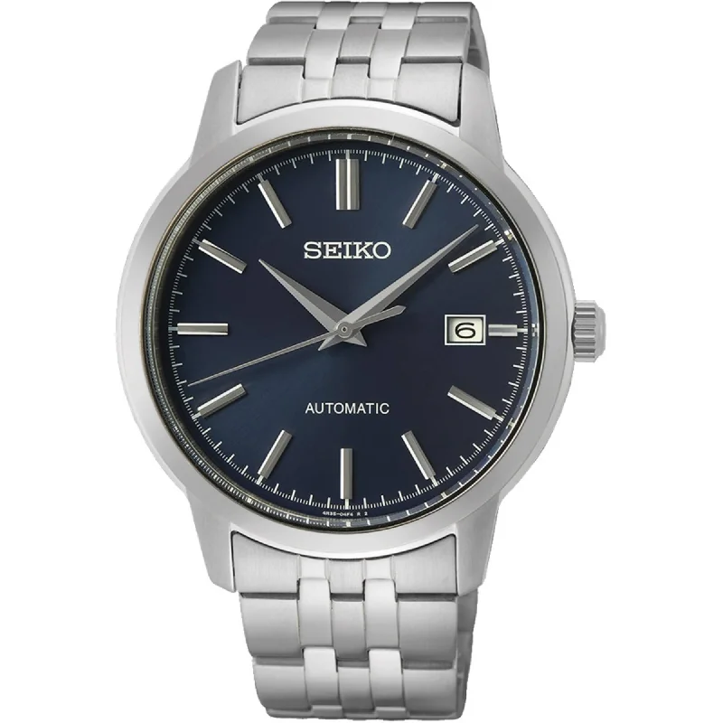 Seiko Men's Watch - Discover More Blue Dial Stainless Steel Bracelet Date | SRPH87