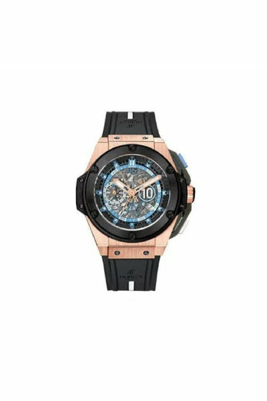 hublot king power maradona skeleton dial 48mm 18kt rose gold limited edition of 200 pcs men's watch