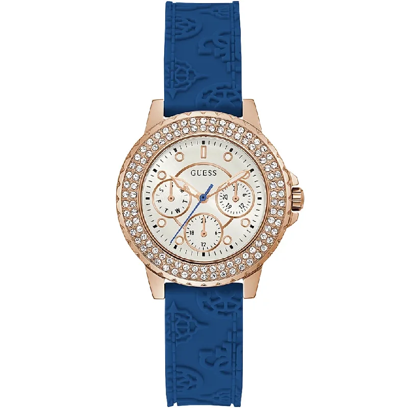 Guess Crown Jewel Ladies Blue Watch GW0411L2