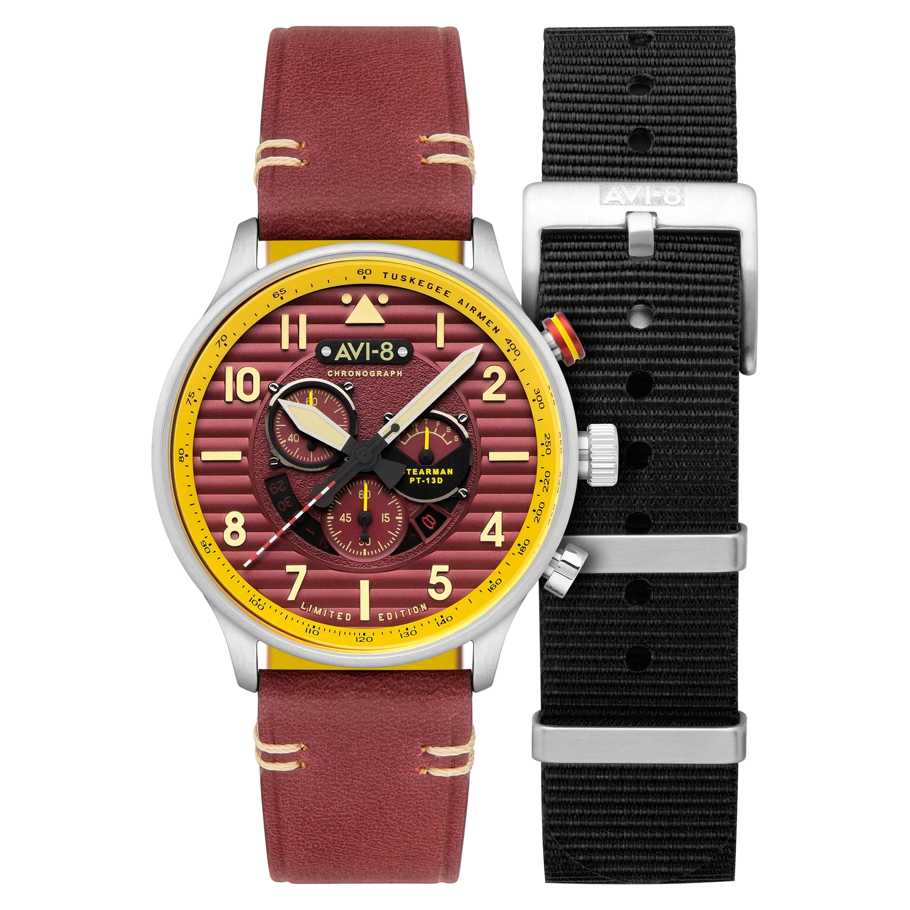 AVI-8 Flyboy Spirit Of Tuskegee Mens Red AV-4109-02