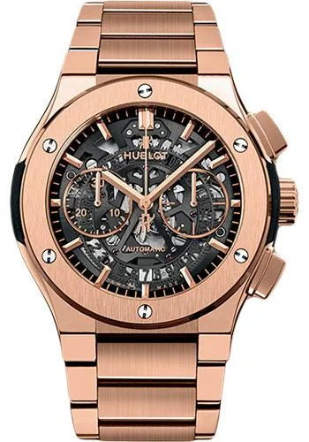 Hublot Classic Fusion King Gold Bracelet Watch-528.OX.0180.OX