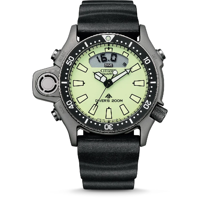 Citizen Eco-Drive Marine Promaster Green Men's Watch JP2007-17W