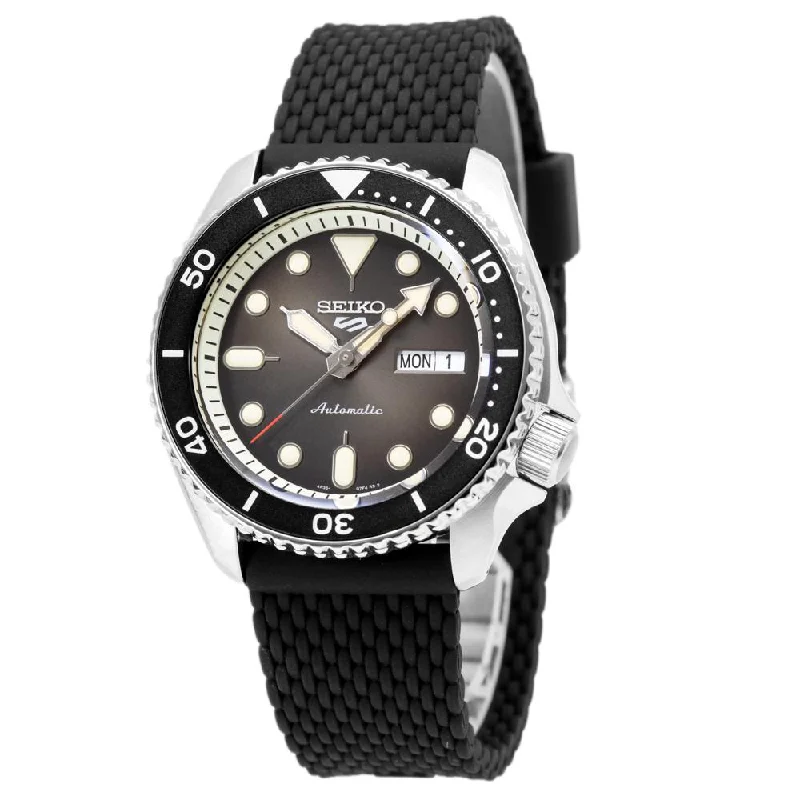 Seiko Men's SRPD73K2 5 Sports Black Dial Watch