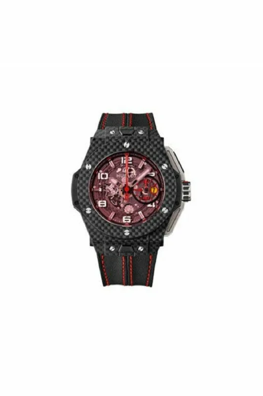 hublot big bang ferrari carbon red magic limited edition of 1000 pcs 45.5mm men's watch