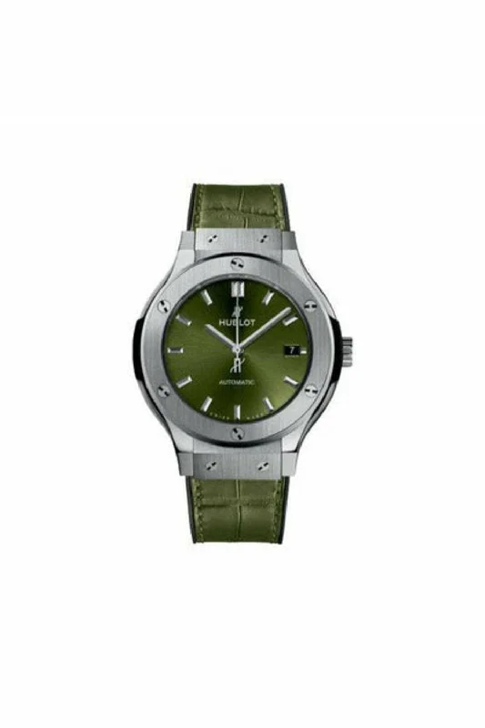 hublot classic fusion 38mm titanium men's watch