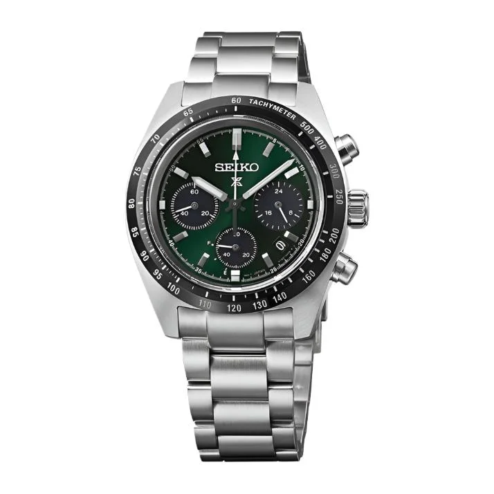 Seiko Prospex 'Deep Green' Speedtimer Solar Men's Watch| SSC933P1