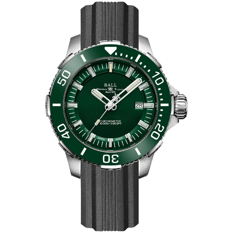 Ball Engineer Hydrocarbon DeepQUEST Ceramic Men's Green Watch DM3002A-P4CJ-GR