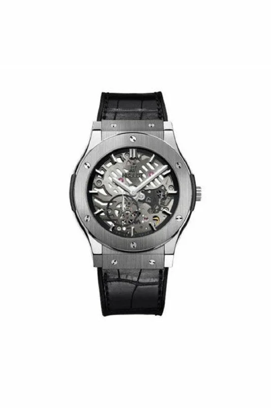 hublot classic fusion classico ultra thin 45mm titanium men's watch