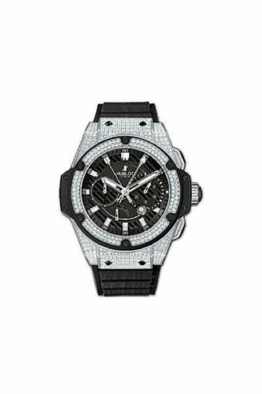 hublot king power zirconium pave 48mm men's watch