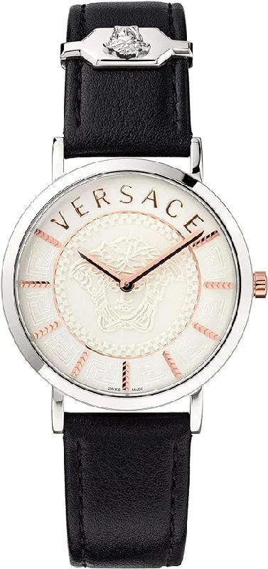 Versace Ladies Watch V-Essential 36mm White Black VEK400721