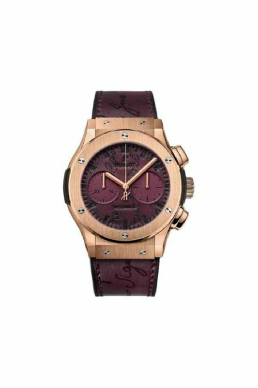 hublot classic fusion chronograph 45mm 18kt rose gold men's watch