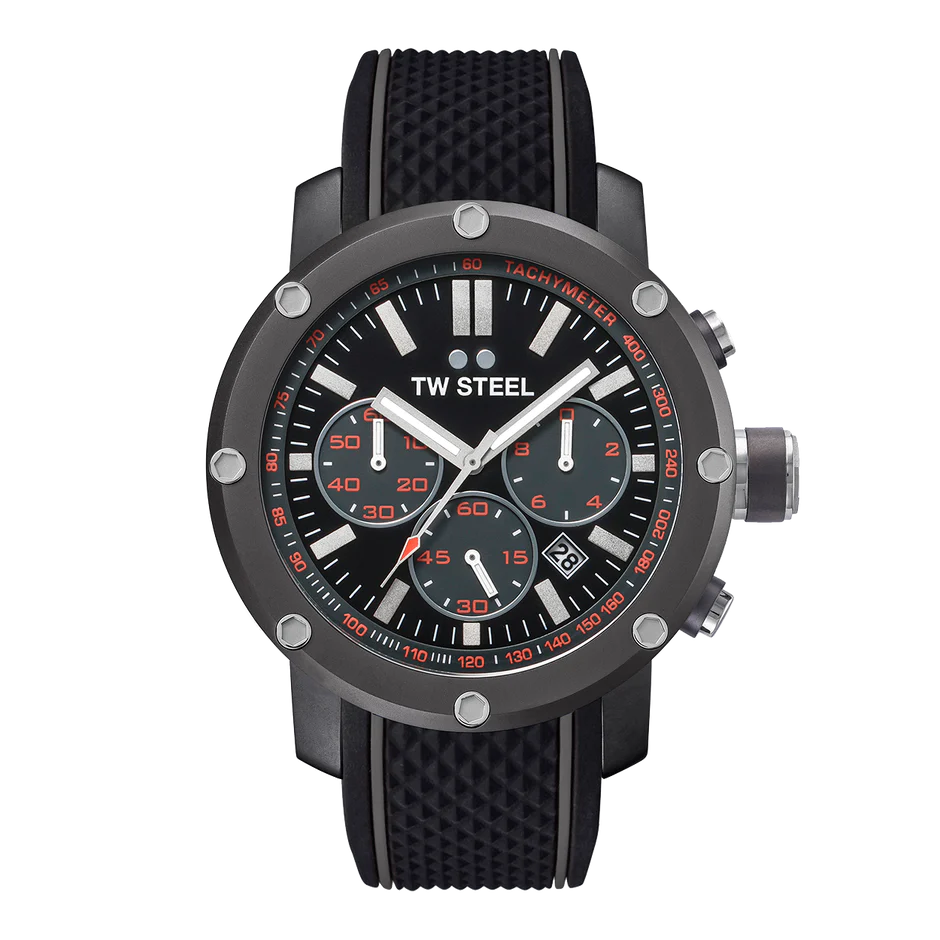 TW Steel Watch Grandeur Tech Chronograph Titanium TS4