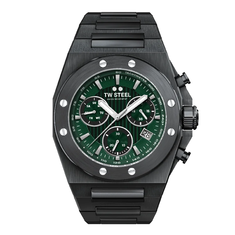 TW Steel Watch CEO Tech Green Black CE4081