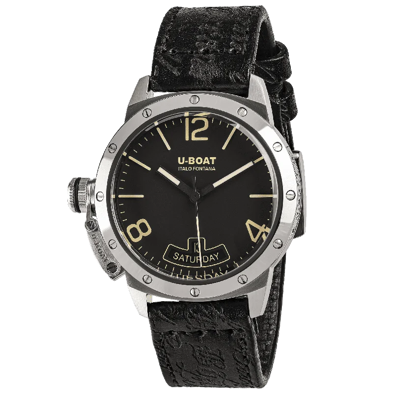 U-Boat Men's Watch Classico Vintage 40mm Black 8890