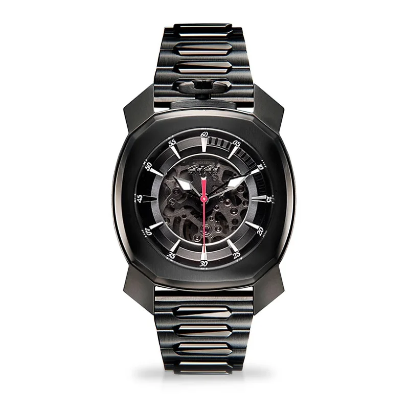 Gaga Milano Automatic Watch Frame_One Skeleton Black PVD 7072.01