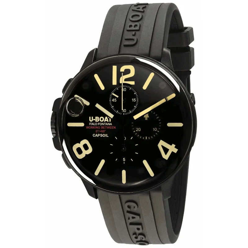 U-Boat Watch Capsoil Chronograph 45 Black 8109/D