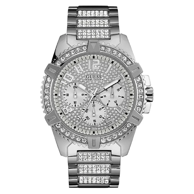 Guess W0799G1 Men's Frontier Silver Watch